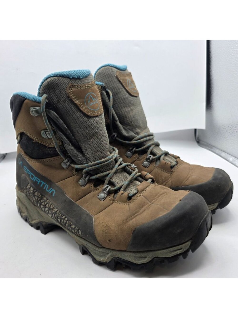 La Sportiva Nucleo High II GTX Womens 8.5 Brown Hking Boots Hiking Camping